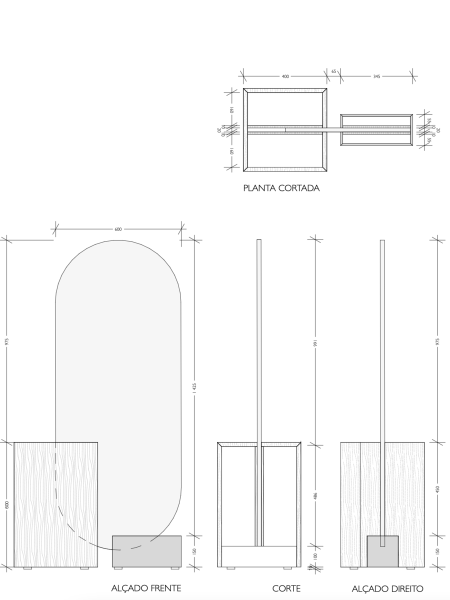 OMB Mirror – Technical Drawing