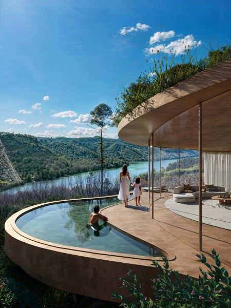 Modern Eco-Home with Infinity Pool Overlooking Scenic River Landscape - QVVV Master Plan