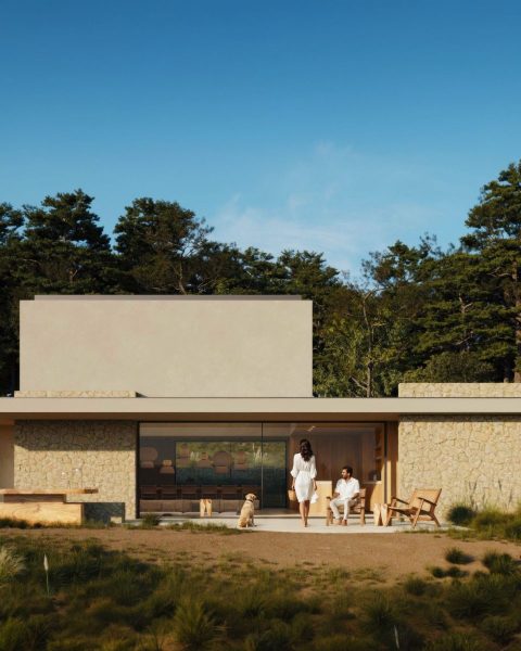 Modern Minimalist House in Natural Setting with Outdoor Living Space - MyLi house